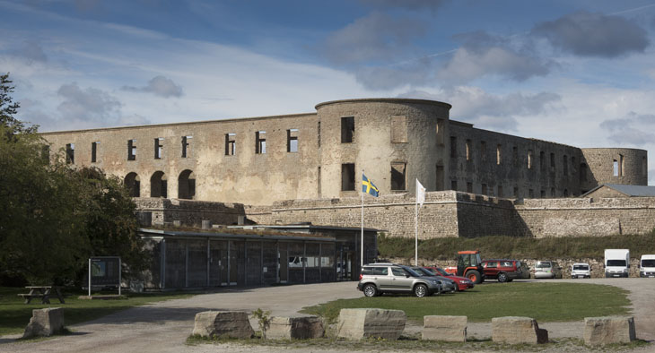 Borgholms slottsruin, eins der wichtigsten Baudenkmale Schwedens