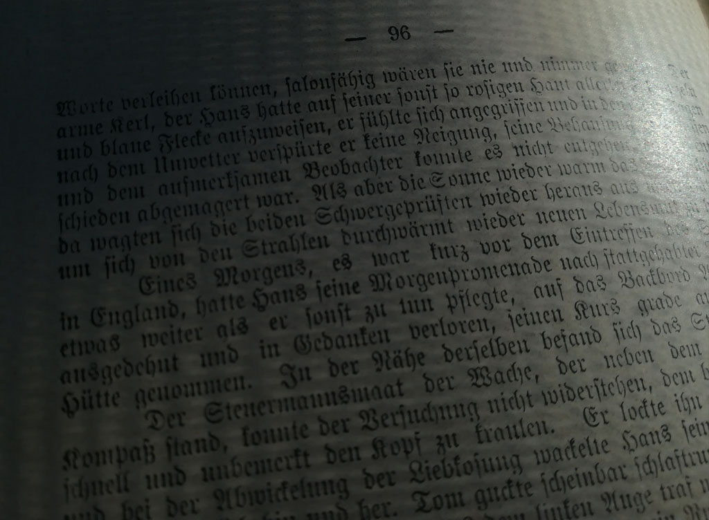 Seite aus einem Buch