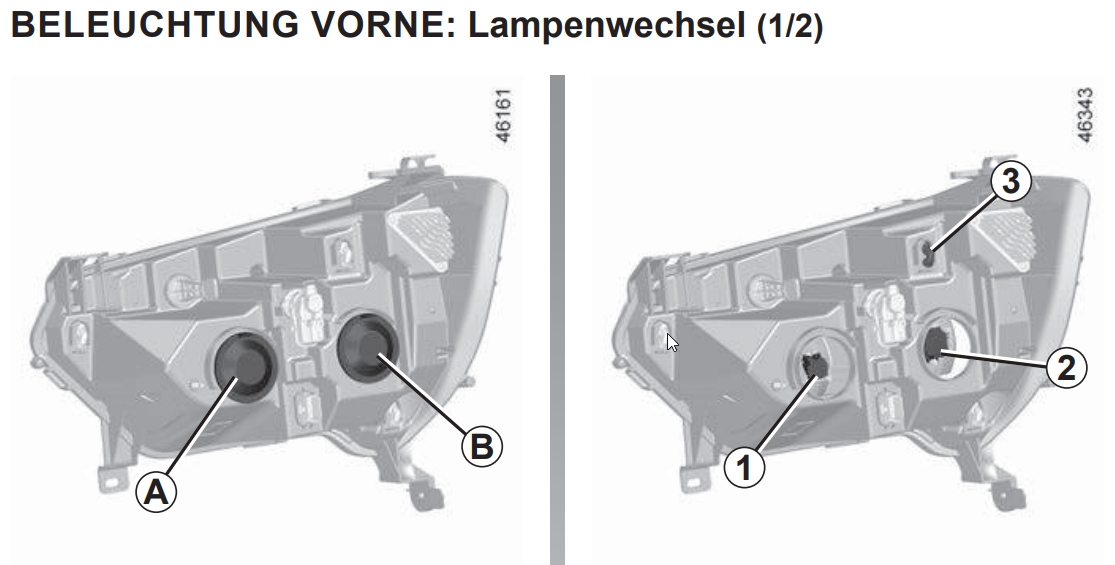 Lampenwechsel
