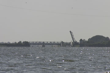 Schlei, Segeln, Landschaft, blauer Himmel, Sommer, Schleilandschaft, Landschaftsaufnahme, Schleiregion, Urlaub, Ferien