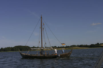 Schlei, Segeln, Landschaft, blauer Himmel, Sommer, Schleilandschaft, Landschaftsaufnahme, Schleiregion, Urlaub, Ferien