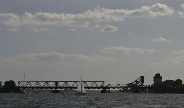 Schlei, Segeln, Landschaft, blauer Himmel, Sommer, Schleilandschaft, Landschaftsaufnahme, Schleiregion, Urlaub, Ferien