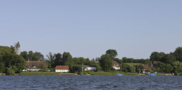 Schlei, Segeln, Landschaft, blauer Himmel, Sommer, Schleilandschaft, Landschaftsaufnahme, Schleiregion, Urlaub, Ferien