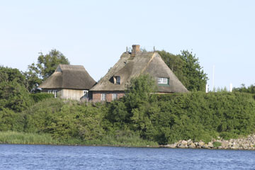 Schlei, Segeln, Landschaft, blauer Himmel, Sommer, Schleilandschaft, Landschaftsaufnahme, Schleiregion, Urlaub, Ferien