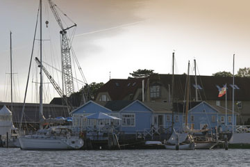 Schlei, Segeln, Landschaft, blauer Himmel, Sommer, Schleilandschaft, Landschaftsaufnahme, Schleiregion, Urlaub, Ferien