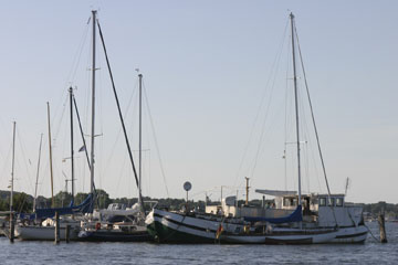 Schlei, Segeln, Landschaft, blauer Himmel, Sommer, Schleilandschaft, Landschaftsaufnahme, Schleiregion, Urlaub, Ferien