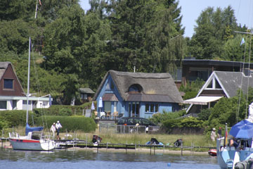 Schlei, Segeln, Landschaft, blauer Himmel, Sommer, Schleilandschaft, Landschaftsaufnahme, Schleiregion, Urlaub, Ferien