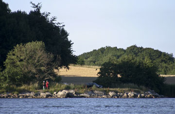 Schlei, Segeln, Landschaft, blauer Himmel, Sommer, Schleilandschaft, Landschaftsaufnahme, Schleiregion, Urlaub, Ferien