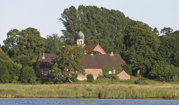Schlei, Segeln, Landschaft, blauer Himmel, Sommer, Schleilandschaft, Landschaftsaufnahme, Schleiregion, Urlaub, Ferien