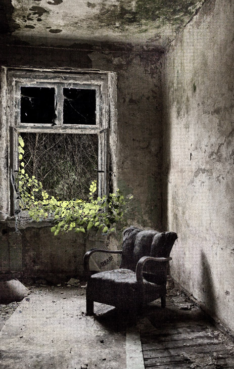 In der Heeresmunitionsanstalt, Sessel am Fenster
