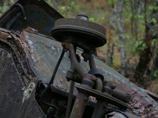 Urbex &raquo; Autofriedhof Kyrkö Mosse (Ryd, Schweden)