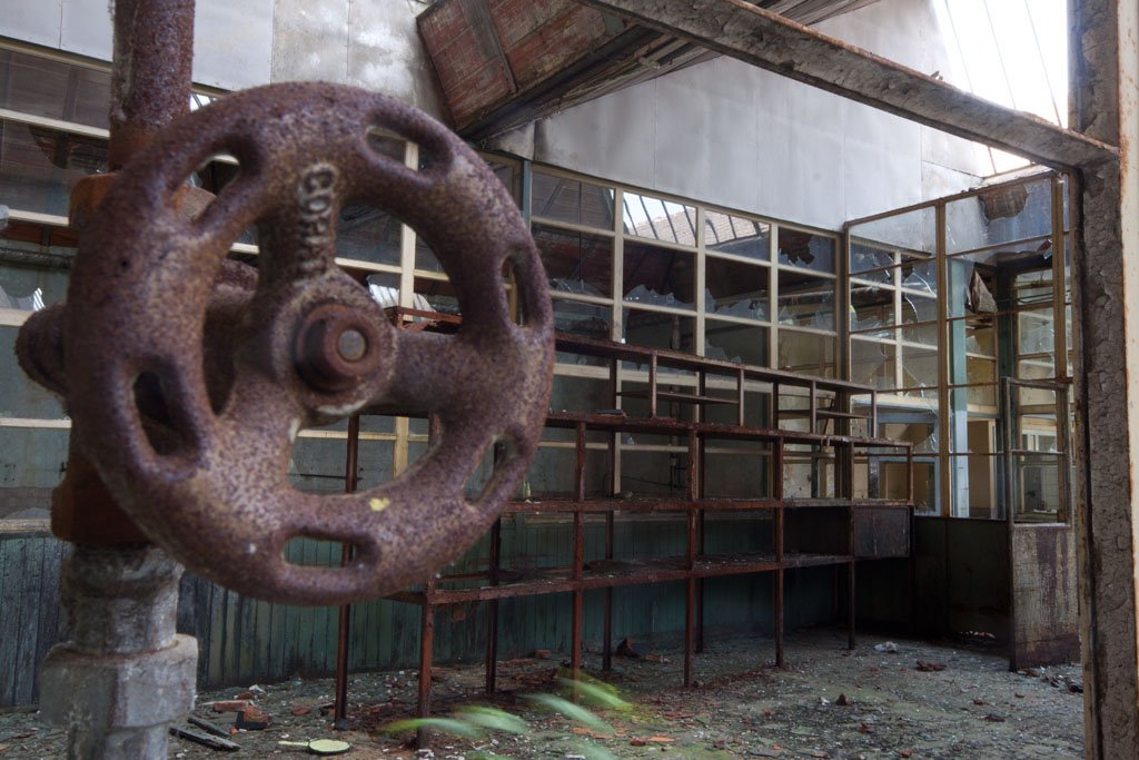 Chemiefabrik in Aalst