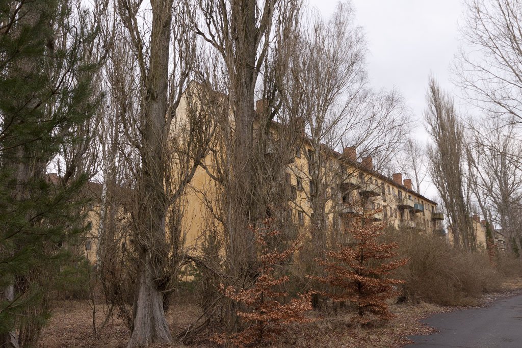 Die Kaserne des Flugplatzes Sperenberg