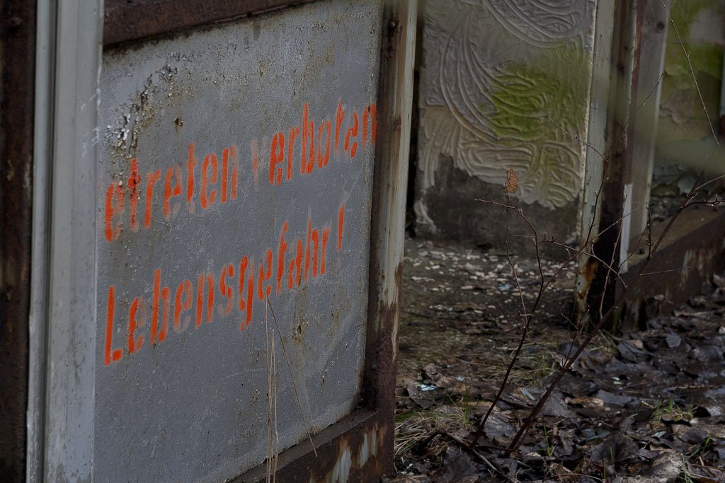 Die Kaserne des Flugplatzes Sperenberg