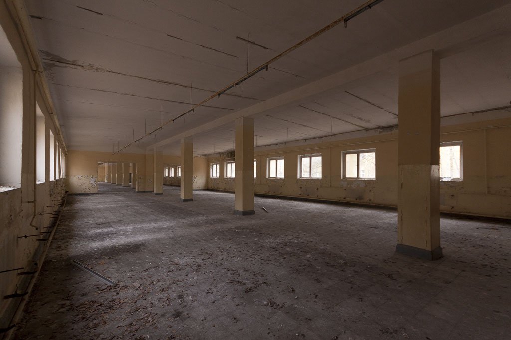 Die Kasernenanlage in Forst Zinna