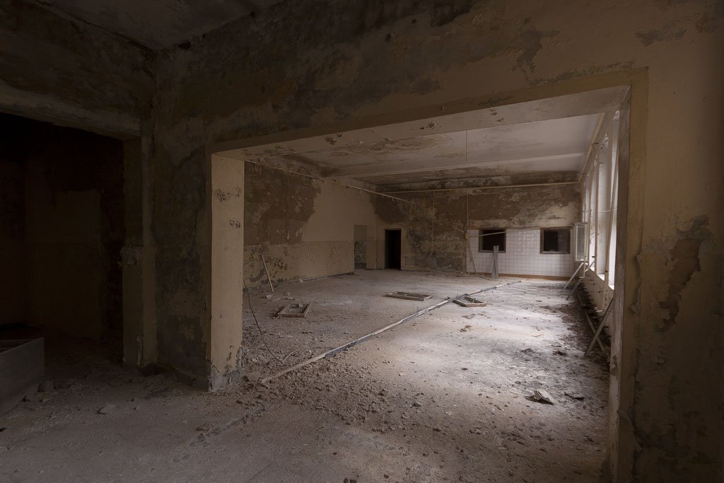Die Kasernenanlage in Forst Zinna