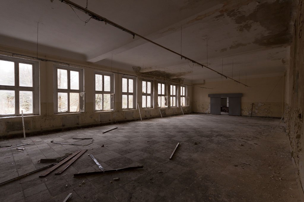 Die Kasernenanlage in Forst Zinna