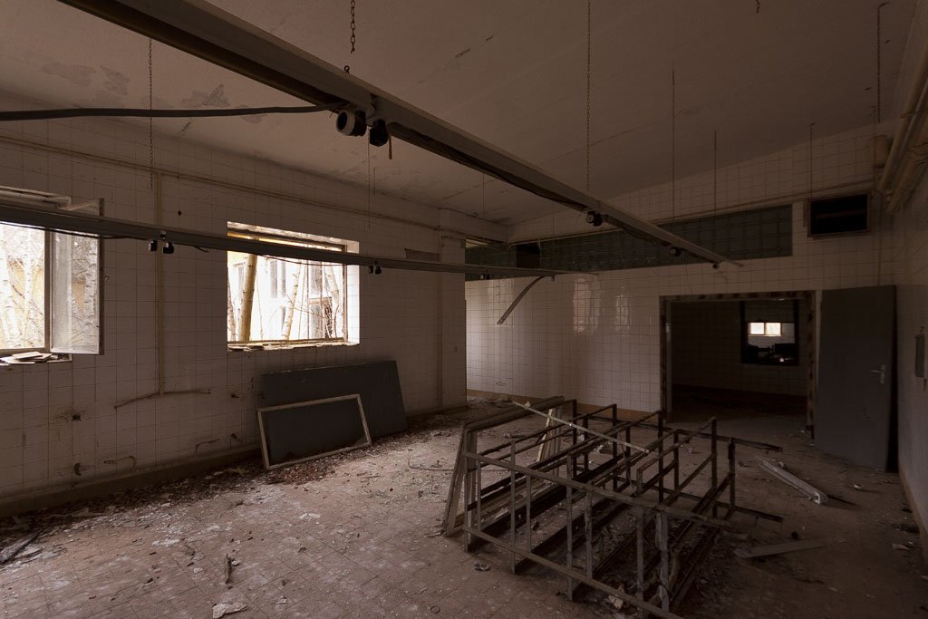 Die Kasernenanlage in Forst Zinna