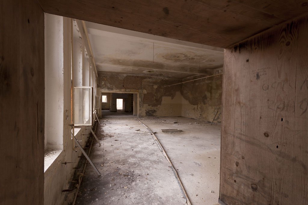 Die Kasernenanlage in Forst Zinna