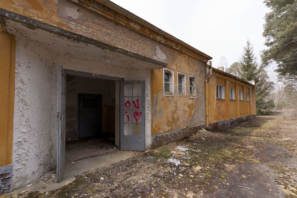 Die Kasernenanlage in Forst Zinna