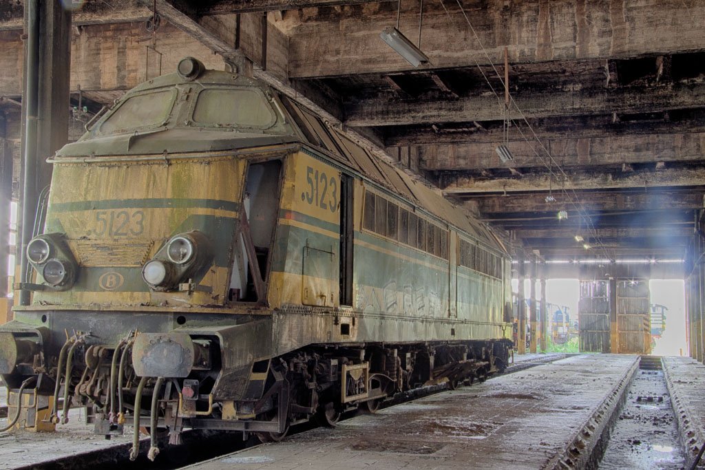 Lokomotivdepot Charleroi
