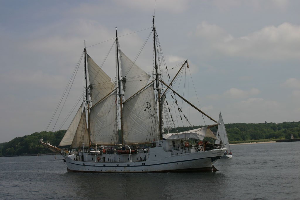 Mit dem Raddampfer "Freya" unterwegs