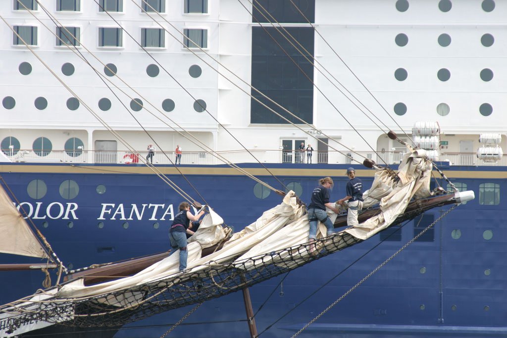 Mit dem Raddampfer "Freya" unterwegs