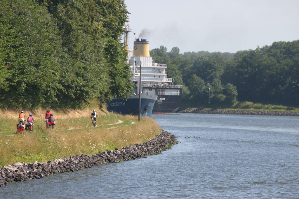 Mit dem Raddampfer "Freya" unterwegs