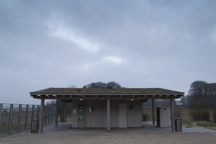Der Imbiß mit WC am Weißenhäuser Strand
