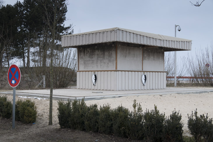 Geschlossene Bude am Weißenhäuser Strand