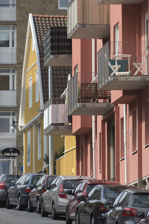 Häuserzeile in Karlskrona