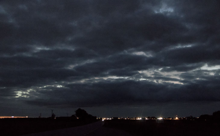 Sonnenuntergang vor Ängelholm