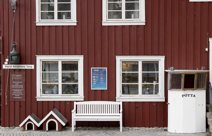 Nett dekoriertes Restaurant in Fjällbacka