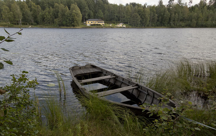 An einem See bei Lennartsfors
